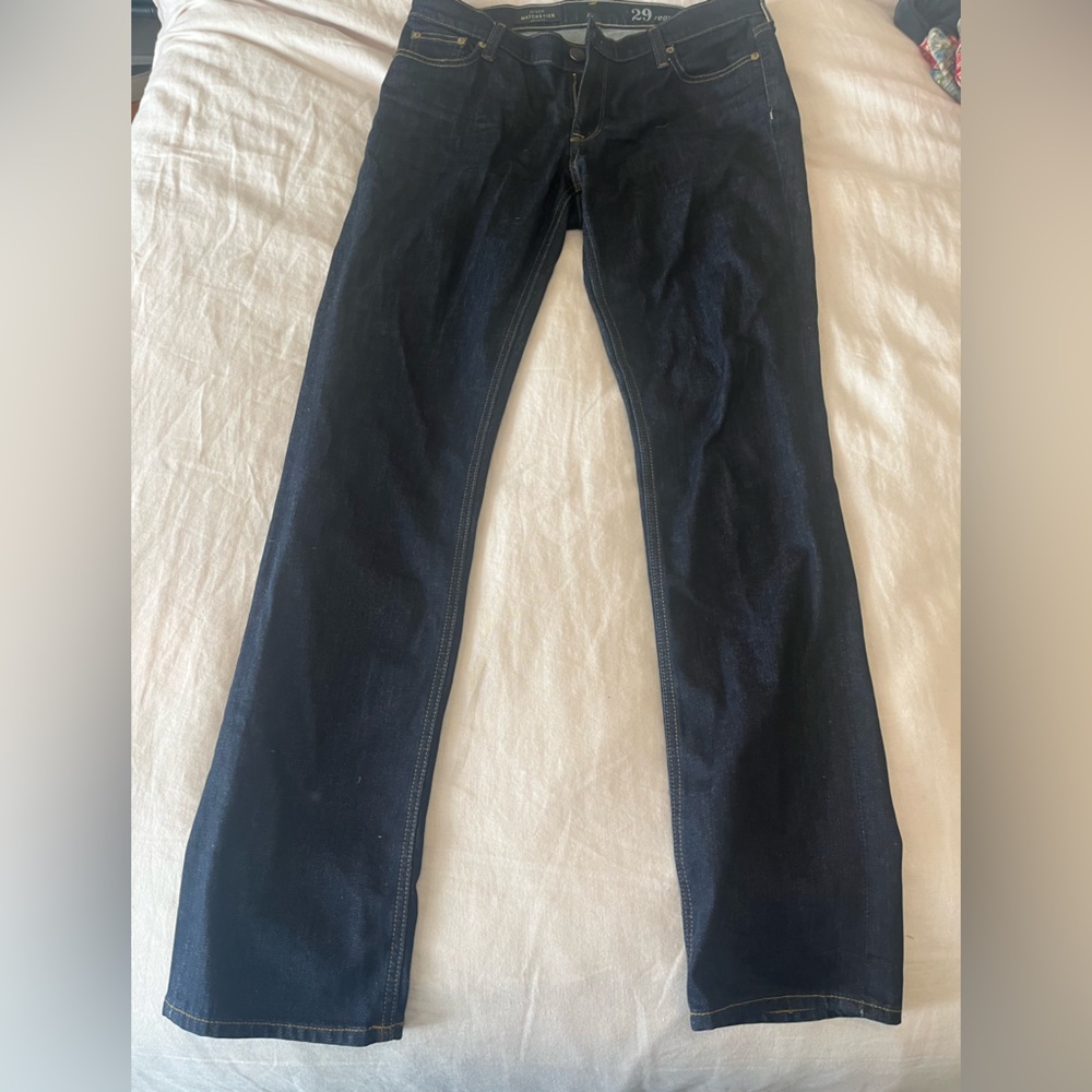 J. Crew Dark Blue Matchstick Jeans